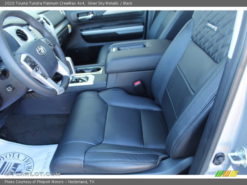 Silver Sky Metallic / Black 2020 Toyota Tundra Platinum CrewMax 4x4