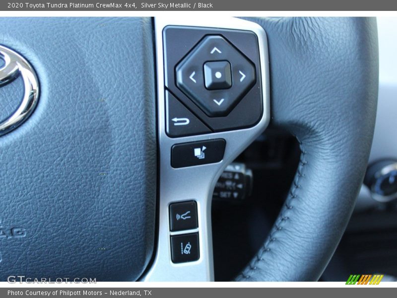Silver Sky Metallic / Black 2020 Toyota Tundra Platinum CrewMax 4x4