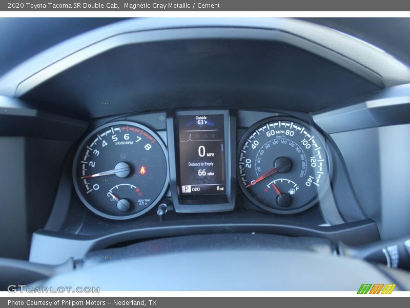 Magnetic Gray Metallic / Cement 2020 Toyota Tacoma SR Double Cab