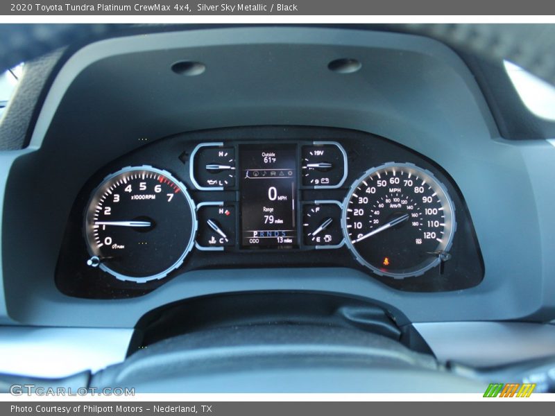 Silver Sky Metallic / Black 2020 Toyota Tundra Platinum CrewMax 4x4