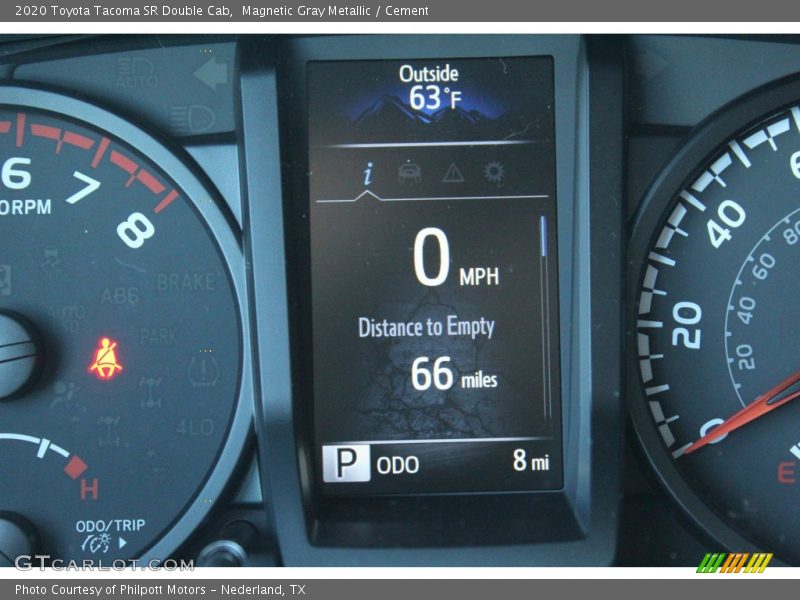 Magnetic Gray Metallic / Cement 2020 Toyota Tacoma SR Double Cab