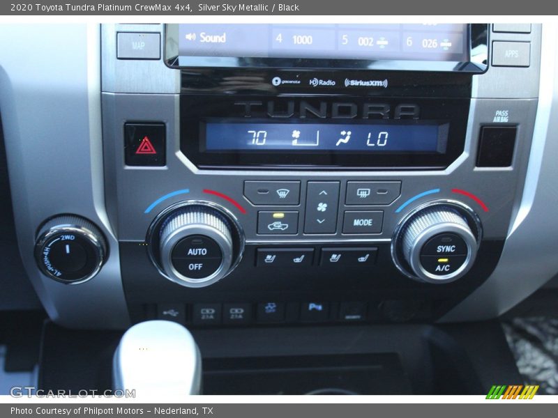 Silver Sky Metallic / Black 2020 Toyota Tundra Platinum CrewMax 4x4