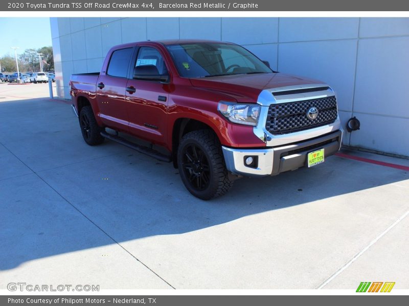 Barcelona Red Metallic / Graphite 2020 Toyota Tundra TSS Off Road CrewMax 4x4