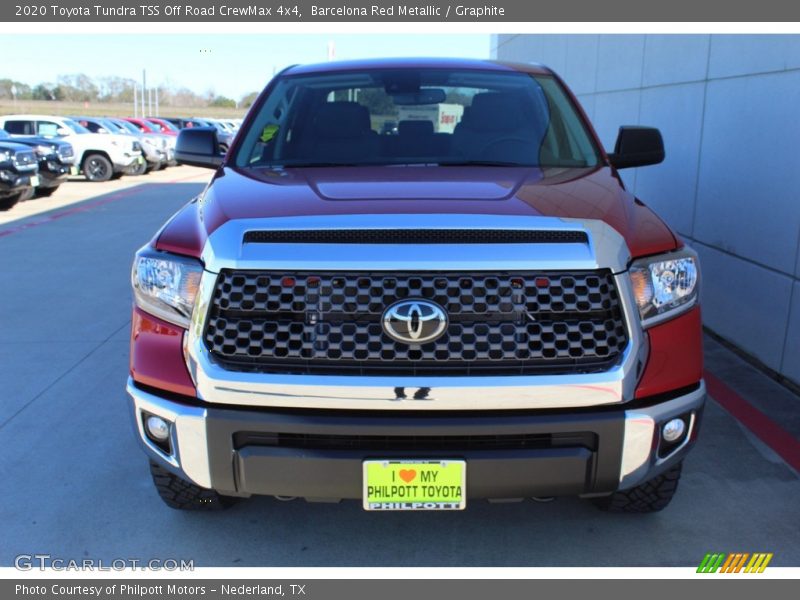 Barcelona Red Metallic / Graphite 2020 Toyota Tundra TSS Off Road CrewMax 4x4