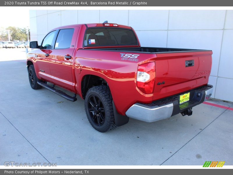Barcelona Red Metallic / Graphite 2020 Toyota Tundra TSS Off Road CrewMax 4x4