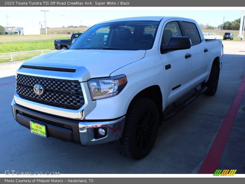Super White / Black 2020 Toyota Tundra TSS Off Road CrewMax 4x4