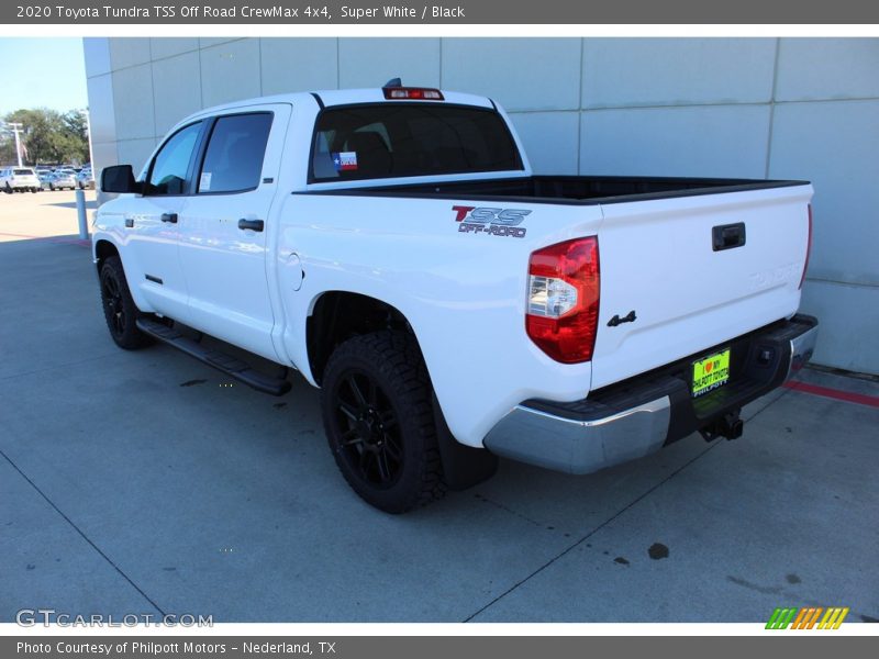 Super White / Black 2020 Toyota Tundra TSS Off Road CrewMax 4x4