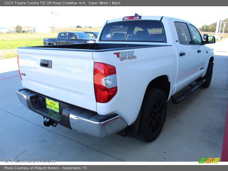 Super White / Black 2020 Toyota Tundra TSS Off Road CrewMax 4x4