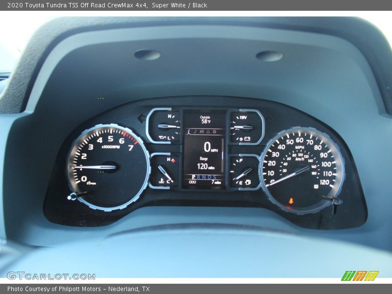 Super White / Black 2020 Toyota Tundra TSS Off Road CrewMax 4x4