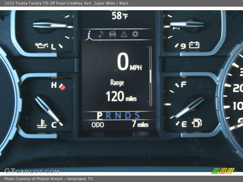 Super White / Black 2020 Toyota Tundra TSS Off Road CrewMax 4x4