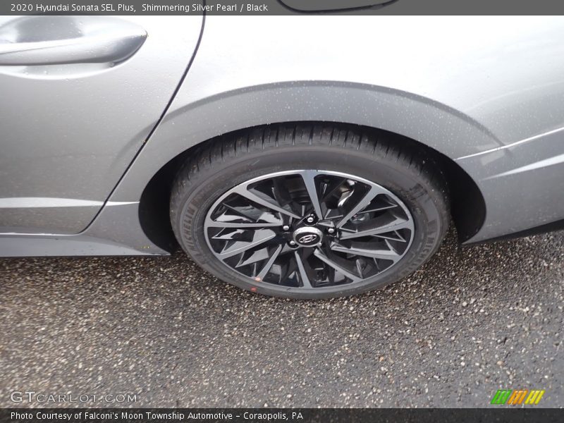 Shimmering Silver Pearl / Black 2020 Hyundai Sonata SEL Plus