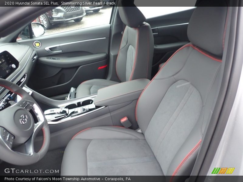Shimmering Silver Pearl / Black 2020 Hyundai Sonata SEL Plus