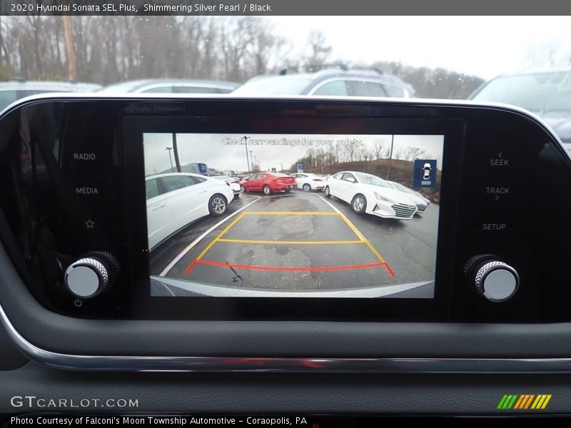 Shimmering Silver Pearl / Black 2020 Hyundai Sonata SEL Plus