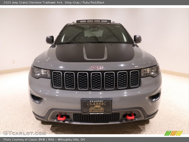 Sting-Gray / Ruby Red/Black 2020 Jeep Grand Cherokee Trailhawk 4x4