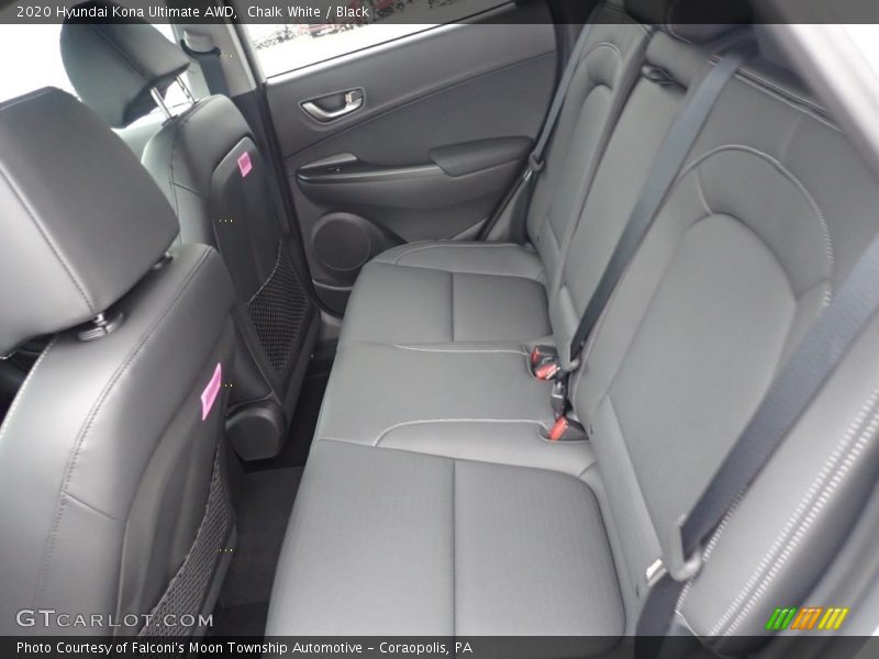 Chalk White / Black 2020 Hyundai Kona Ultimate AWD