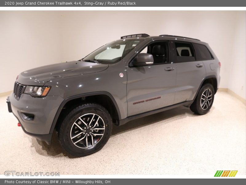 Sting-Gray / Ruby Red/Black 2020 Jeep Grand Cherokee Trailhawk 4x4