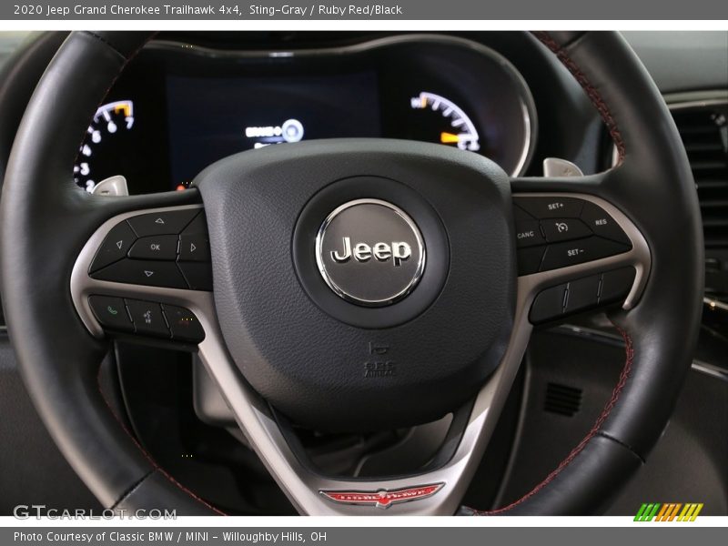 Sting-Gray / Ruby Red/Black 2020 Jeep Grand Cherokee Trailhawk 4x4