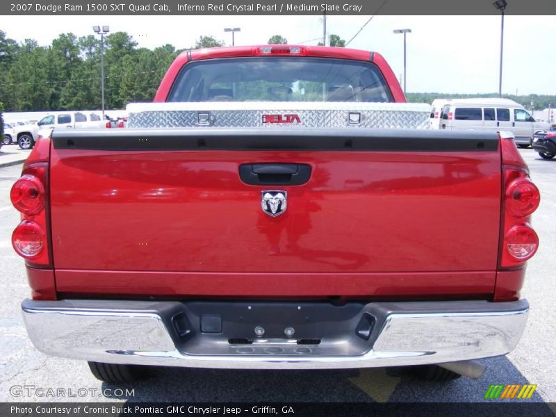 Inferno Red Crystal Pearl / Medium Slate Gray 2007 Dodge Ram 1500 SXT Quad Cab