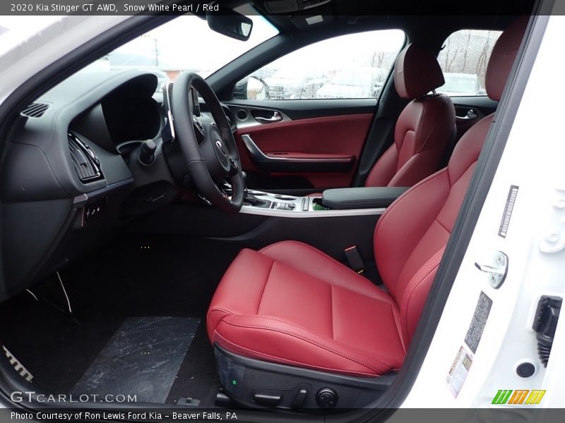  2020 Stinger GT AWD Red Interior