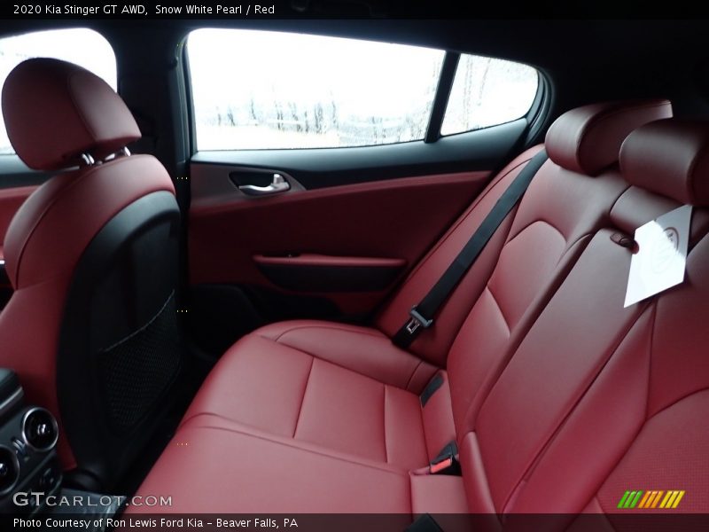 Rear Seat of 2020 Stinger GT AWD