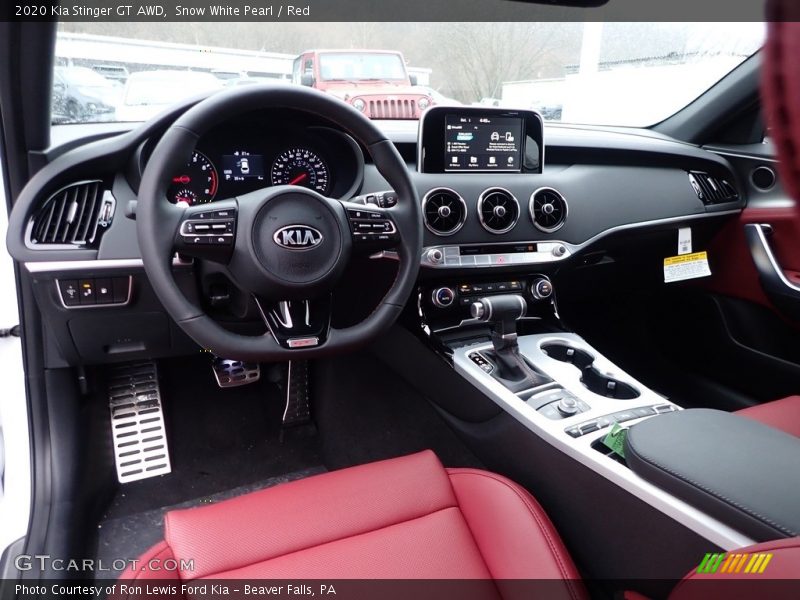  2020 Stinger GT AWD Red Interior
