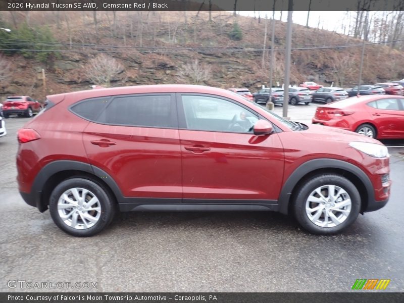Gemstone Red / Black 2020 Hyundai Tucson SE AWD