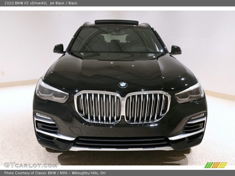 Jet Black / Black 2020 BMW X5 xDrive40i