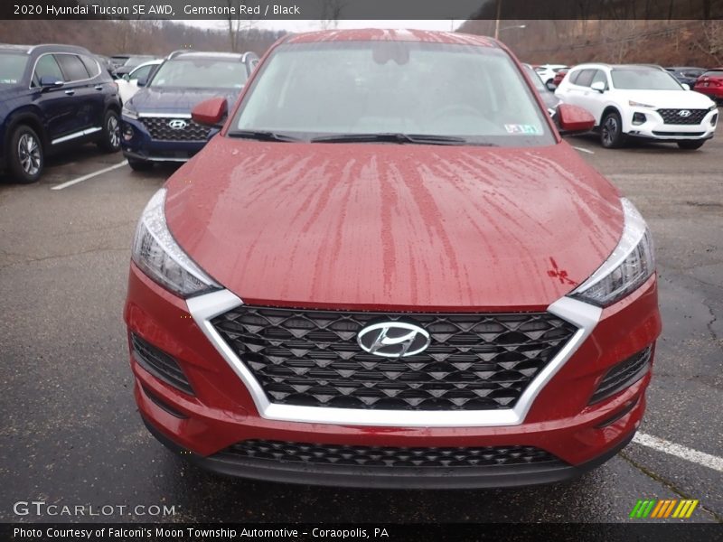 Gemstone Red / Black 2020 Hyundai Tucson SE AWD