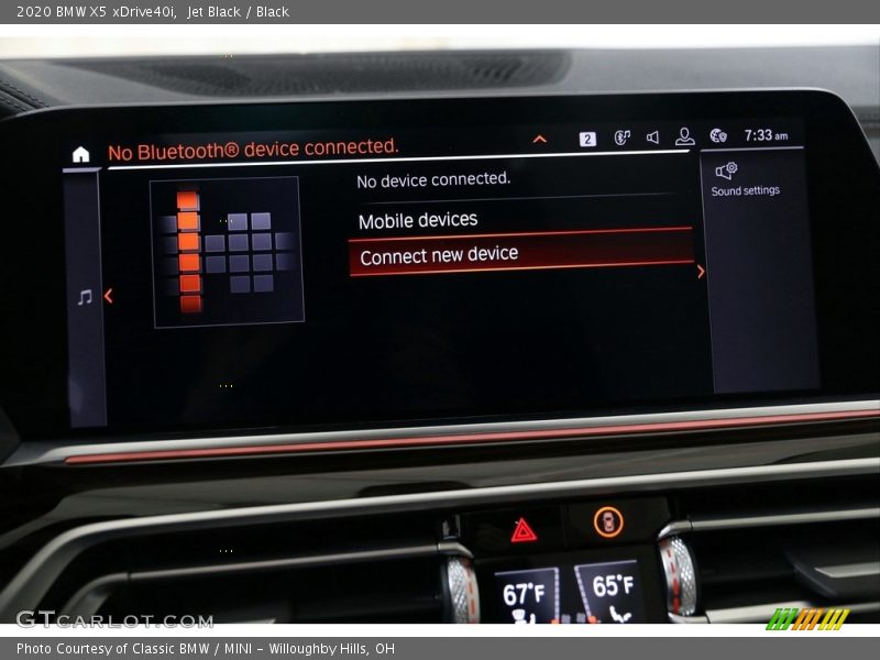 Jet Black / Black 2020 BMW X5 xDrive40i