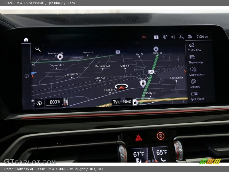 Navigation of 2020 X5 xDrive40i