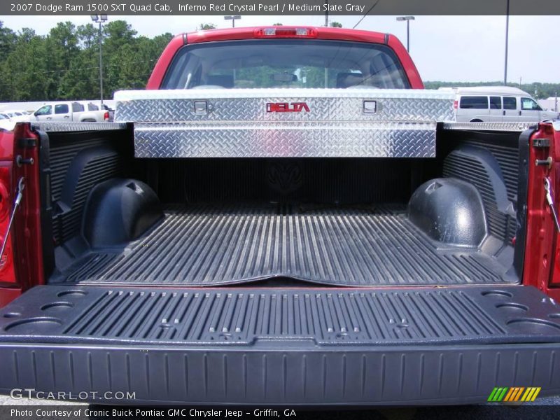 Inferno Red Crystal Pearl / Medium Slate Gray 2007 Dodge Ram 1500 SXT Quad Cab