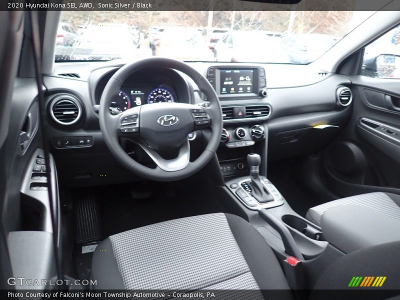 Sonic Silver / Black 2020 Hyundai Kona SEL AWD