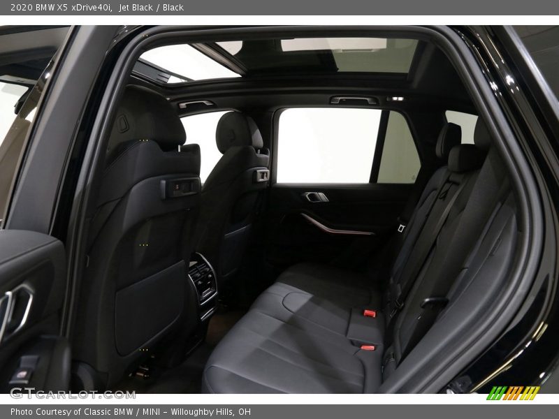 Rear Seat of 2020 X5 xDrive40i