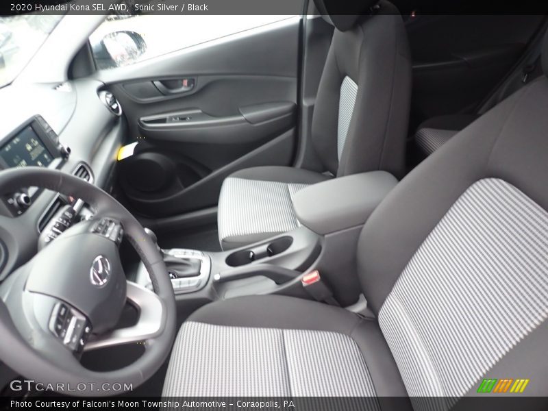 Sonic Silver / Black 2020 Hyundai Kona SEL AWD