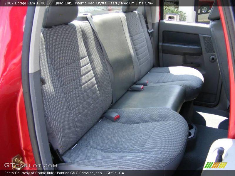 Inferno Red Crystal Pearl / Medium Slate Gray 2007 Dodge Ram 1500 SXT Quad Cab