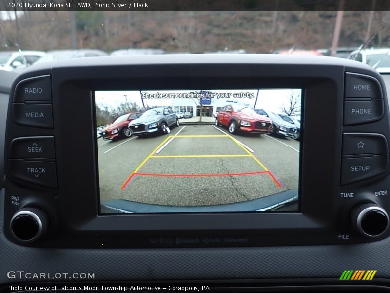 Sonic Silver / Black 2020 Hyundai Kona SEL AWD