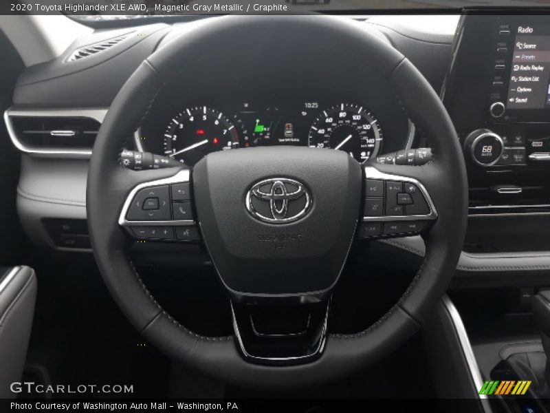 Magnetic Gray Metallic / Graphite 2020 Toyota Highlander XLE AWD