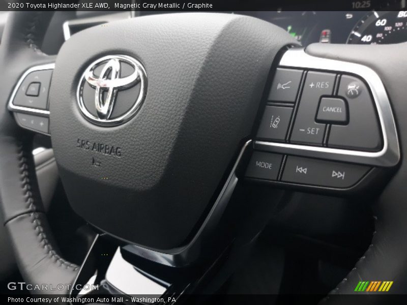 Magnetic Gray Metallic / Graphite 2020 Toyota Highlander XLE AWD