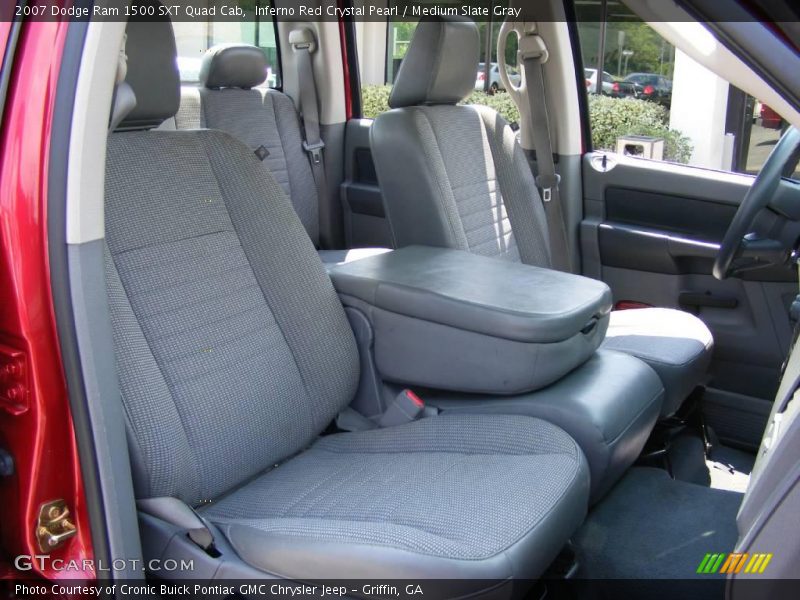Inferno Red Crystal Pearl / Medium Slate Gray 2007 Dodge Ram 1500 SXT Quad Cab