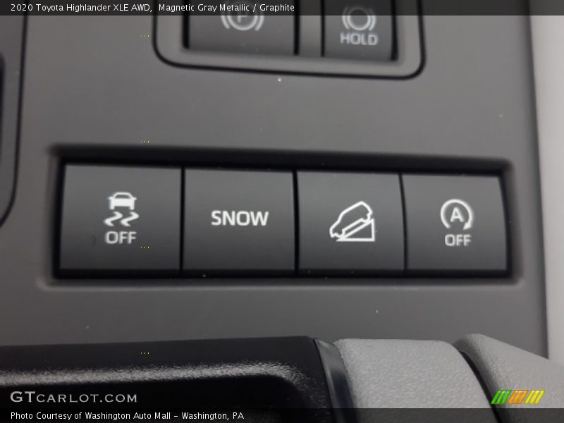 Magnetic Gray Metallic / Graphite 2020 Toyota Highlander XLE AWD