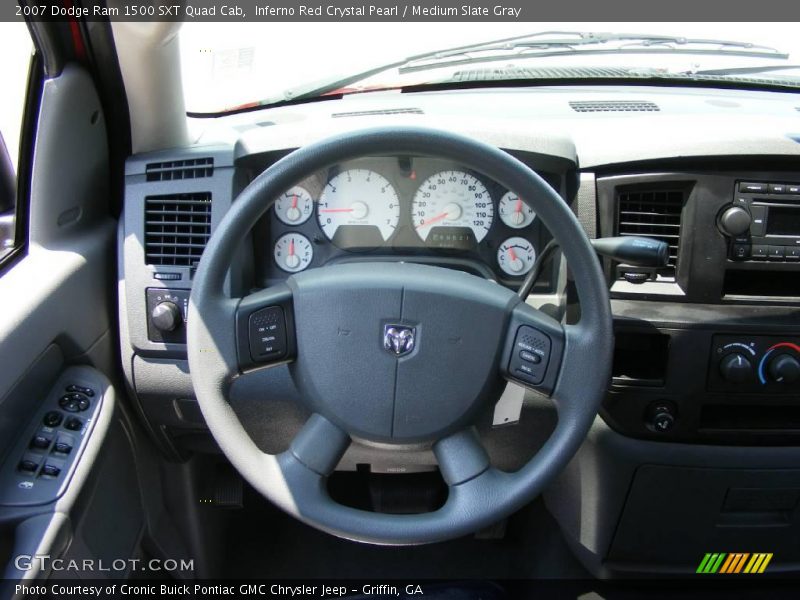 Inferno Red Crystal Pearl / Medium Slate Gray 2007 Dodge Ram 1500 SXT Quad Cab