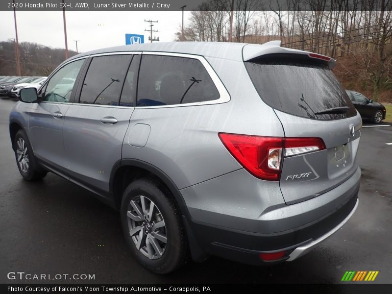 Lunar Silver Metallic / Gray 2020 Honda Pilot EX-L AWD