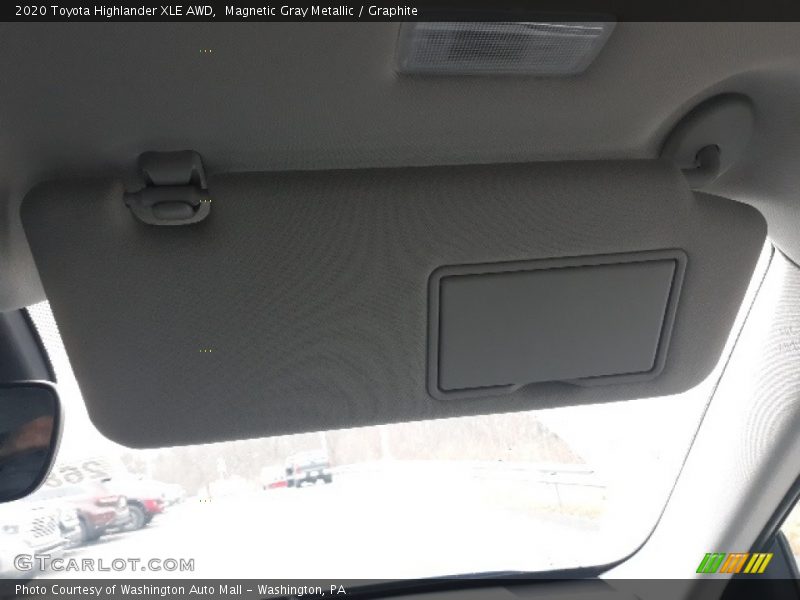 Magnetic Gray Metallic / Graphite 2020 Toyota Highlander XLE AWD