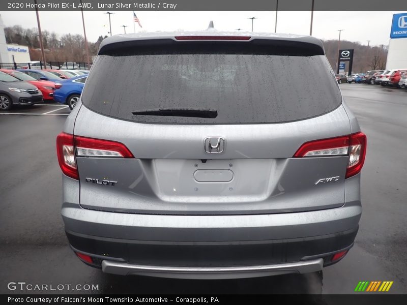 Lunar Silver Metallic / Gray 2020 Honda Pilot EX-L AWD