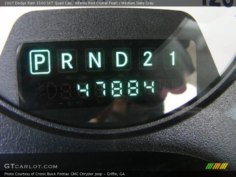 Inferno Red Crystal Pearl / Medium Slate Gray 2007 Dodge Ram 1500 SXT Quad Cab