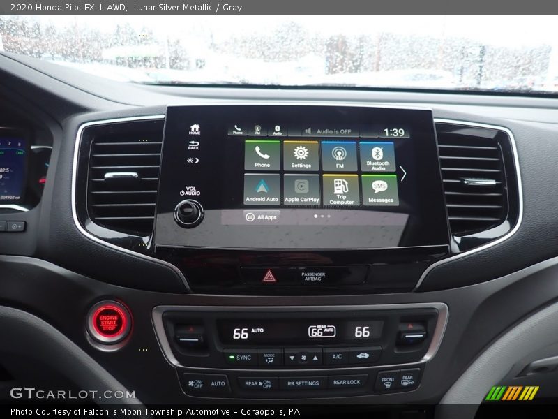 Lunar Silver Metallic / Gray 2020 Honda Pilot EX-L AWD