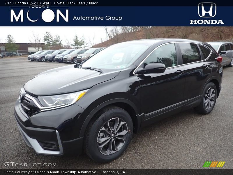 Crystal Black Pearl / Black 2020 Honda CR-V EX AWD