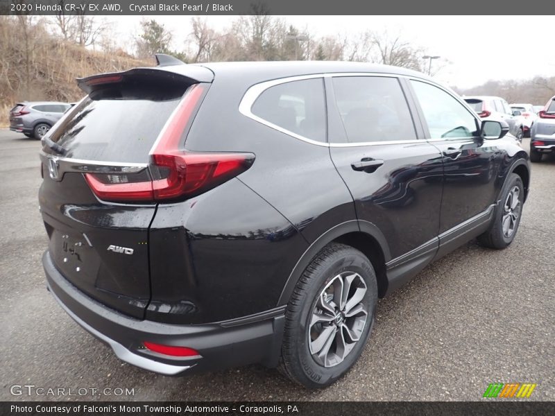 Crystal Black Pearl / Black 2020 Honda CR-V EX AWD