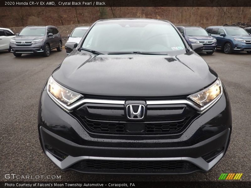 Crystal Black Pearl / Black 2020 Honda CR-V EX AWD
