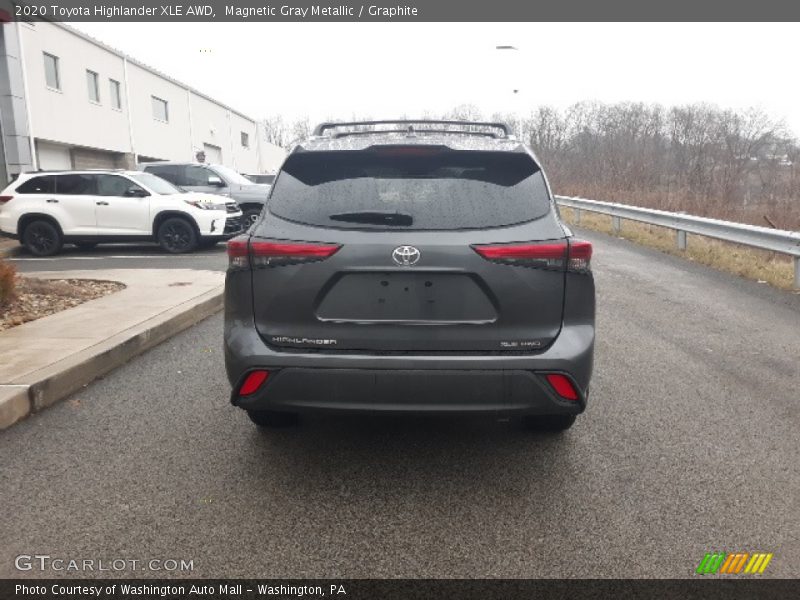 Magnetic Gray Metallic / Graphite 2020 Toyota Highlander XLE AWD